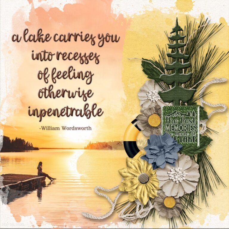 A Lake Carries You