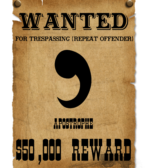 Trespassing Apostrophe