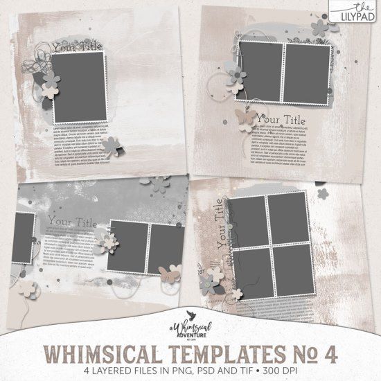 Whimsical Templates No. 4