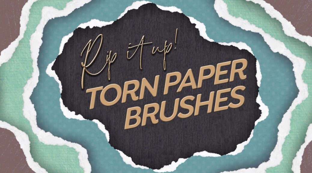 Torn Paper Brushes