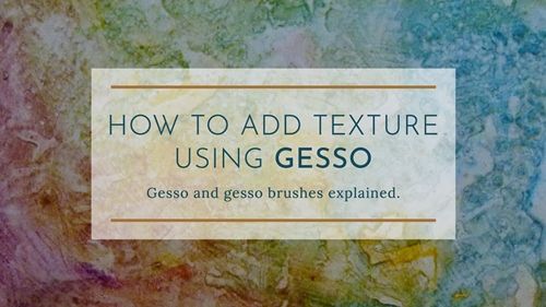 Using Gesso