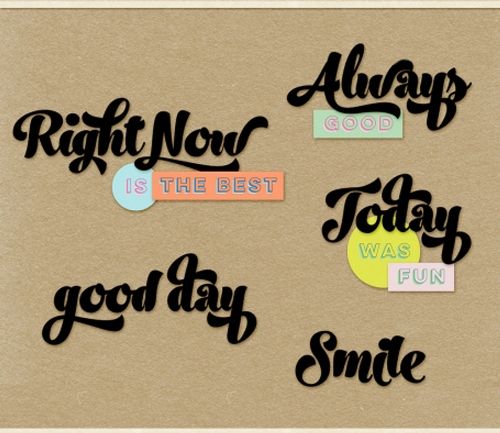 Layered Word Art