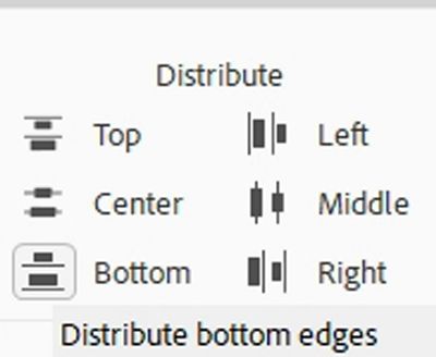 Align - Distribute