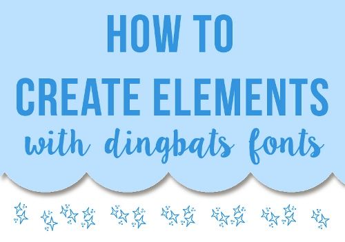 Dingbat Elements