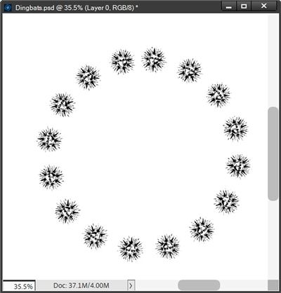 Sun Dingbats Circle