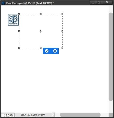 In Margin Drop Cap
