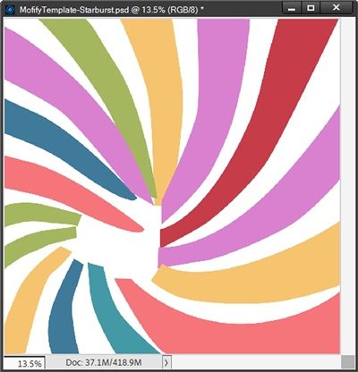 Original 12x12 Spirals Flipped Horizontally