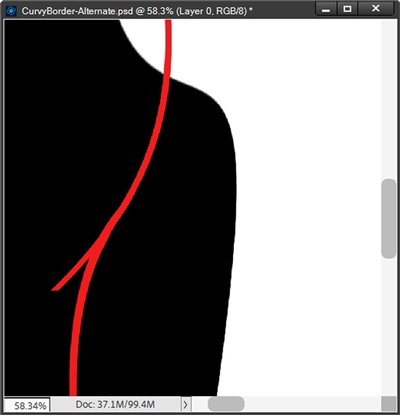 Erase Top Outer Tail