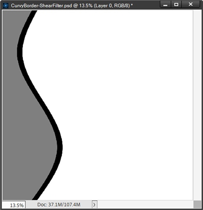 Grey Curvy Border Nudged