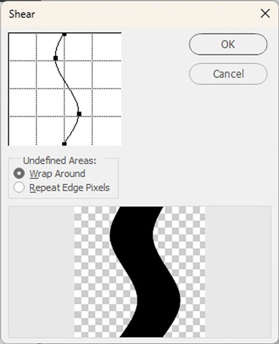 Shear Dialog Box #3