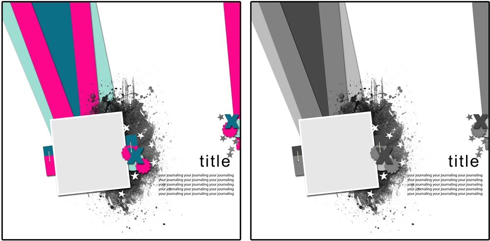Example Desaturated Template