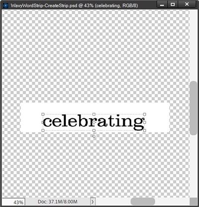 Word Strip Text