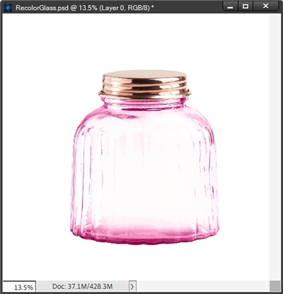 Recolor Glass - Pink Jar