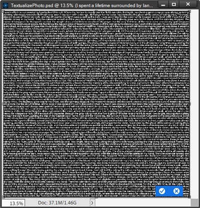 Photo Text Justified