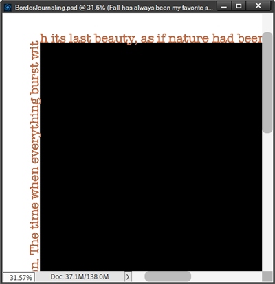 Journaled Bored Text Split