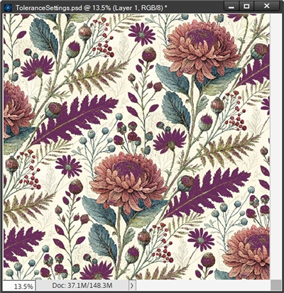 Selection Colored Purple